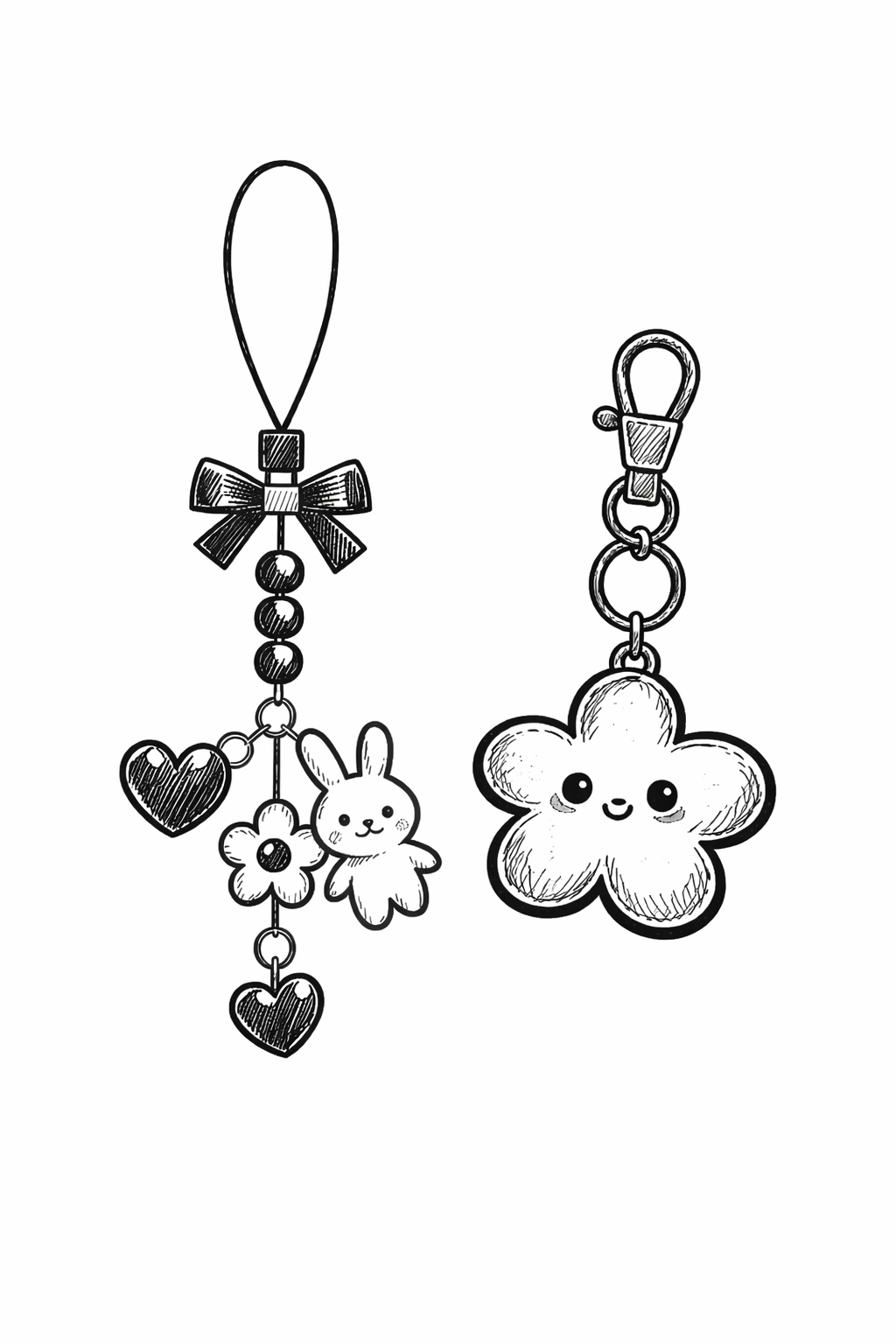 Phone charms & Keychains