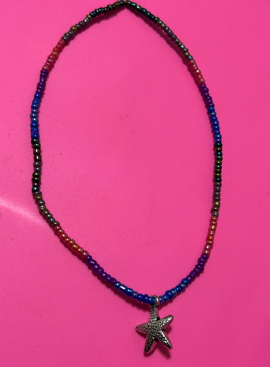 OCEAN DUSK STARFISH anklet