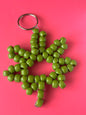 OG GREEN leaf keychain