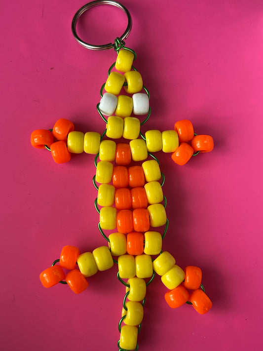 SUNNY DUCK gecko keychain