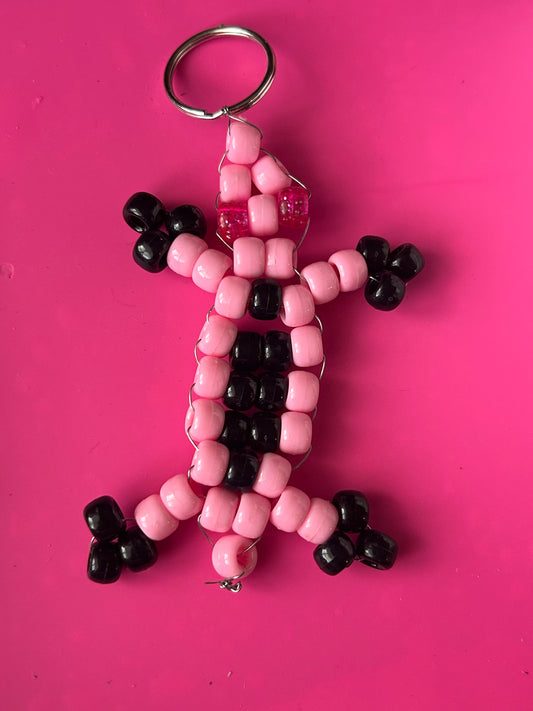 BLUSH SHADOW gecko keychain