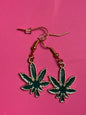 EMERALD BLAZE LARGE EARRINGS